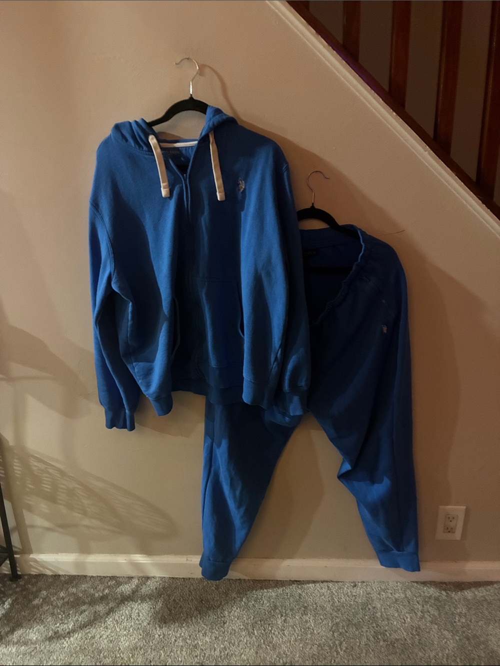U.S. Polo Assn. Royal Blue Hoodie and Jogger Set